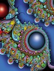 Living Fractals  An Adult Coloring Book - 50 Amazing Images    