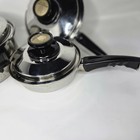 Kitchen Craft 6 Piece Cookware Set Stainless Steel Pots Pans With Lids