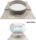 12 Inch Roof Turbine Vent Adapter For Shipping Container     3 5in Rib Spacing