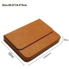 Leather 12 Slots Hard Fountain Pen Case Stationery Storage Box Organizer Gift