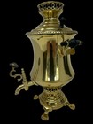 Vintage 1980   s Russian soviet Souvenir Decorative Mini Samovar Gold Tone