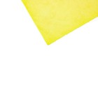 The Rag Company 51616-e-300-yel 16x16 Edgeless Microfiber Towel Yellow 10 Pack