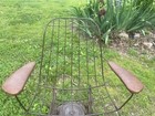Vintage Mcm Homecrest High Back Swivel Rocking Chair Patio Seat Mid Century Mod