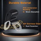 10x Brake Line Retainer Rubber Coated Insulated Cable Clamps For 3 16  Tube