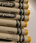 10 Dandelion Crayola Crayon Yellow Color Discontinued Retired 2017 New Lot