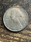 1864 New Brunswick Canada One 1 Cent Victoria Actual Coin Tb8311 