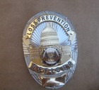 Loss Prevention Officer Heavy Metal Badge Shield Badger Costume Prop