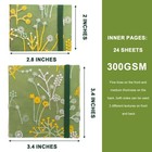 2pcs Mini Watercolor Sketchbook portable Mini Watercolor Notebook  Travel Ske   
