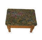 Vintage Retro Small Foot Stool Ottoman With Storage  Mid Century - Nice  