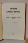 Virginia County Records V2 Virginia Colonial Militia 1651-1776 Genealogy Books
