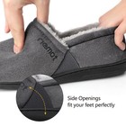 Mens Moccasin Slippers Warm Soft Memory Foam House Shoes Slip On Microsuede S   