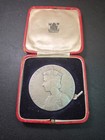 King George Vi Official Silver Coronation Medal W original Case By Royal Mint