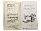 Vtg  Singer Sewing Machine Owner s Manual 201-2 Ill  Instruction Book 64 Pgs 