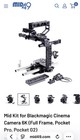 Mid49 Cage Kit New Blackmagic Cinema Camera 6k Full Frame Pocket Pro Or G2 Tilta