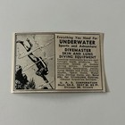 U  A  S  Corporation Divemaster Skin   Lung Diving  Chicago Il 1955 Ad Taj5-s22
