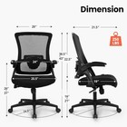 Office Desk Chair Computer High Back Mesh Gaming Seat With Ergonomic Adjustable