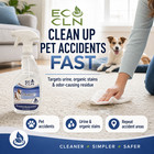 Eco Cln Paws Pet Urine Stain   Odor Remover Dog Cat Carpet Spray 32 Oz 5-pack