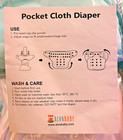 New Alvababy Cloth Diapers Lot_6 Pocket Diapers W 12 Inserts One Size Fits Most