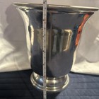 Vintage Champagne Ice Bucket - Silver Metal Made In India Barware Wine Chiller