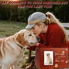 Wooden Pet Urn With Photo Frame For Dog Cat Ashes Memorial