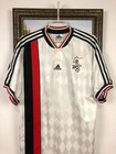 Vintage 90 s Adidas Log Ganchos Football Shirt Soccer Jersey Rare Size L