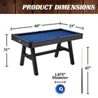Barrington 60 Arcade Billiard Compact Design Pool Table Accessories Small Spaces