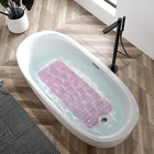 Extra Long Non-slip Bath Mat 39x16 Inch  Machine Washable Shower Mat With Suctio