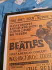 Beatles Concert  Handbill Flyer Original  1964