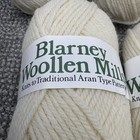 Blarney Woolen Mills Yarn Cream Natural Color New 8 Skeins 50 G Each Ireland