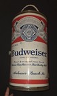 Rare Vintage Budweiser Can Metal Cooler 1970   s  holds 6 Pack 