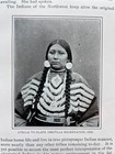 Antique Native American Photogravure Fish Hawk Cayuse Umatilla C1900 Moorhouse