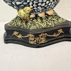 Vtg 10    Cast Iron Rooster Hen Painted Chickens Door Stop Farmhouse Country Decor