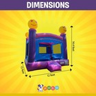 Crossover Inflatable Castle Bounce House Commercial Emoji Bouncy Jumper Open Box