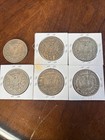 Lot Of 6 Morgan Silver Dollars 1901    o    1904    o       90  Silver     Circulated 