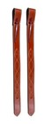 Rear Flank Billet Set Leather Brown Coral Figure Eight Stitched  Eddy s Tack 