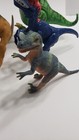 Dinosaur Toy Figure 10 Piece Lot Plastic Pre-owned Jurassic Park  T-rex  Raptors