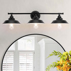 Goyeel Bathroom Vanity Light Fixtures Over Mirror Matte Black Vanity Wall Sconce