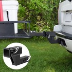 Trailer Hitch Riser  For 2 In  Receiver With 4 In  Rise drop  Black