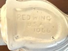 Vintage Red Wing Pottery Conch Shell Planter Vase  1066 Usa Pink Interior