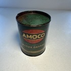 Vintage Amoco American Oil Co  1lb Motor Grease Can Tin
