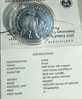 Silver Proof  1 Dollar Coin   2015 U s  Marshals Service Commem