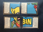   1 Lot Of 4 Batman A Series Red Bat Trading Cards 1966 Originals