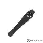 Black Titanium Deep Carry Pocket Clip Made For Spyderco Delica 4 Knife