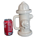 Vtg Fire Hydrant Shaped Beer Stein Mug W Handle   Lid Marked Usa Approx 10  Euc