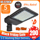300w 200w Led Parking Lot Area Pole Light  Shoebox Street Light Fixtures 5500k