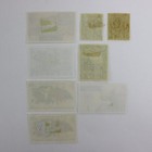 Lot Of 8 Mixed British Caribbean Postage Stamps 1920s-1970s Mint Hinged
