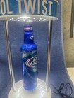 Nib Bud Light   Budweiser Beer Floating Aluminum Bottles Light Signs Display