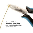 Round Nose Nylon Jaw Pliers     5 Inches  127mm      Ergonomic Handle  Double Lea   