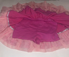 Nickelodeon Jojo Siwa     bows Are Life     Fuschia Skirt Inner Short W  Mesh Skort