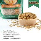Non-gmo Dried Mealworms For Birds Chickens Hens Hamster Fish Reptile Turtles Usa